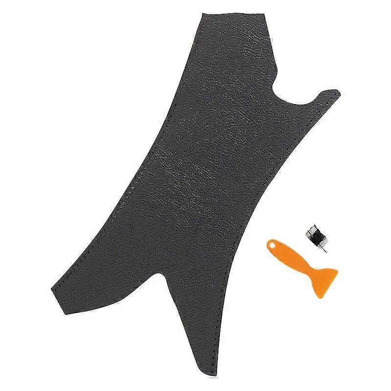 Car Interior Door Handle Cover Leather Door Panel Handle Pull Cover compatible with - 3 Series 2005-2012 E90 E9