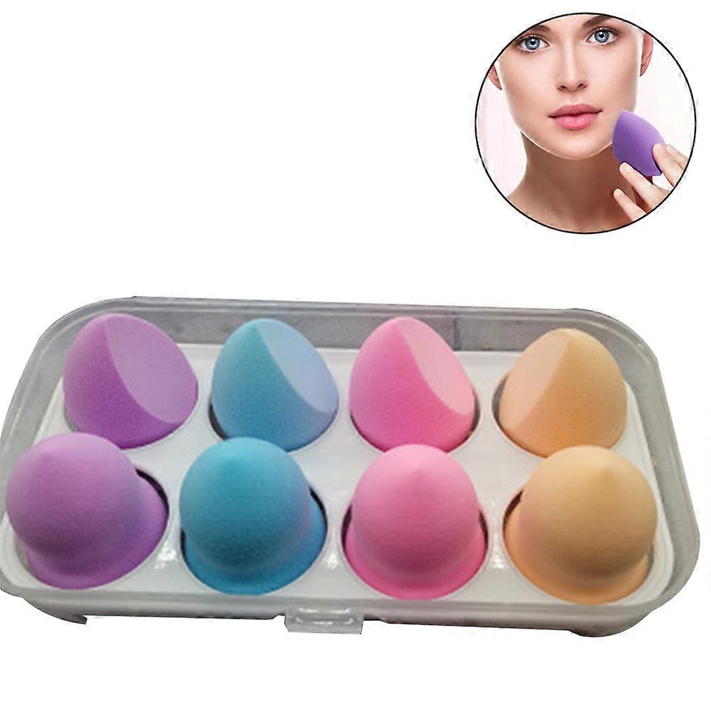 Makeup Sponge Set 8pcs Beauty Sponge Blender for Cosmetic Blending Make