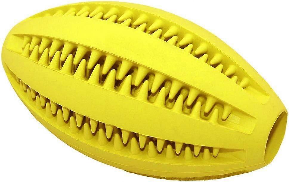 Interactive Dog Toy Bite Resistant Dog Treat Dispensing Ball for Play and Chew #-4