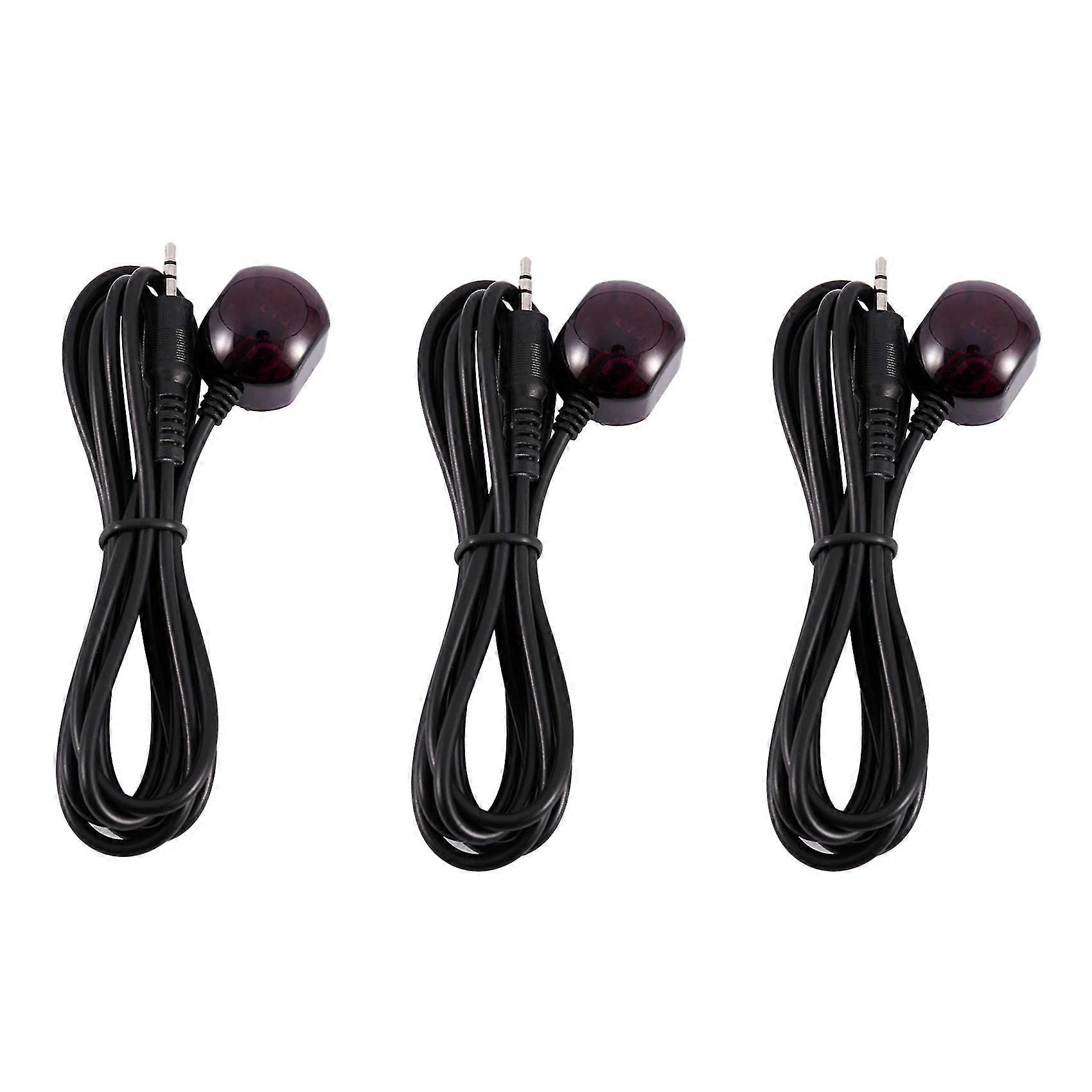 3pcs 2.5mm Ir Infrared Remote Control Receiver Extension Cord Cable For Ir Receiver Emitter Extende