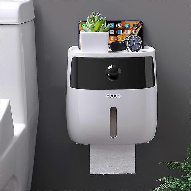 Wall-mounted toilet paper drawer