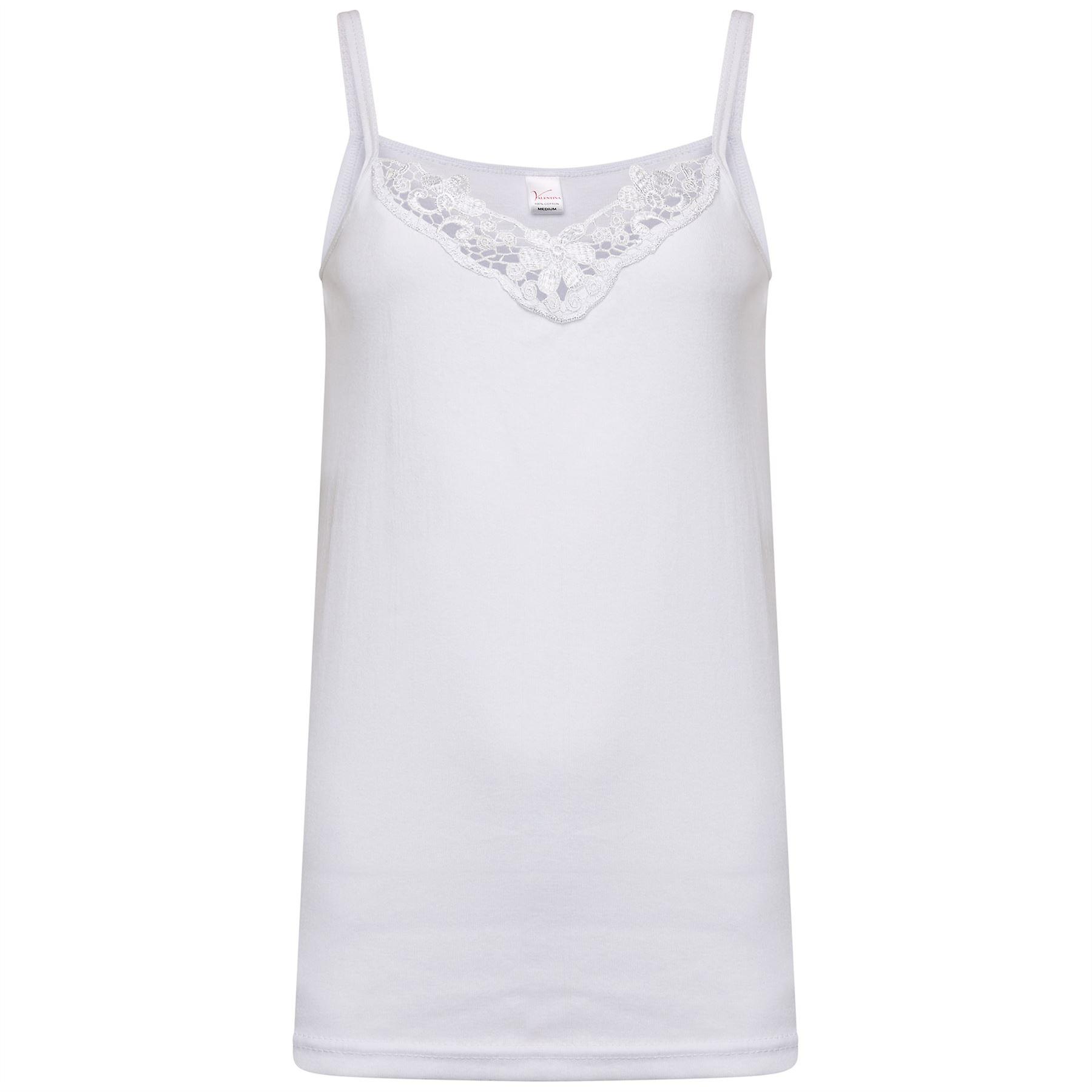 Women's Lace Vest White S-XXL