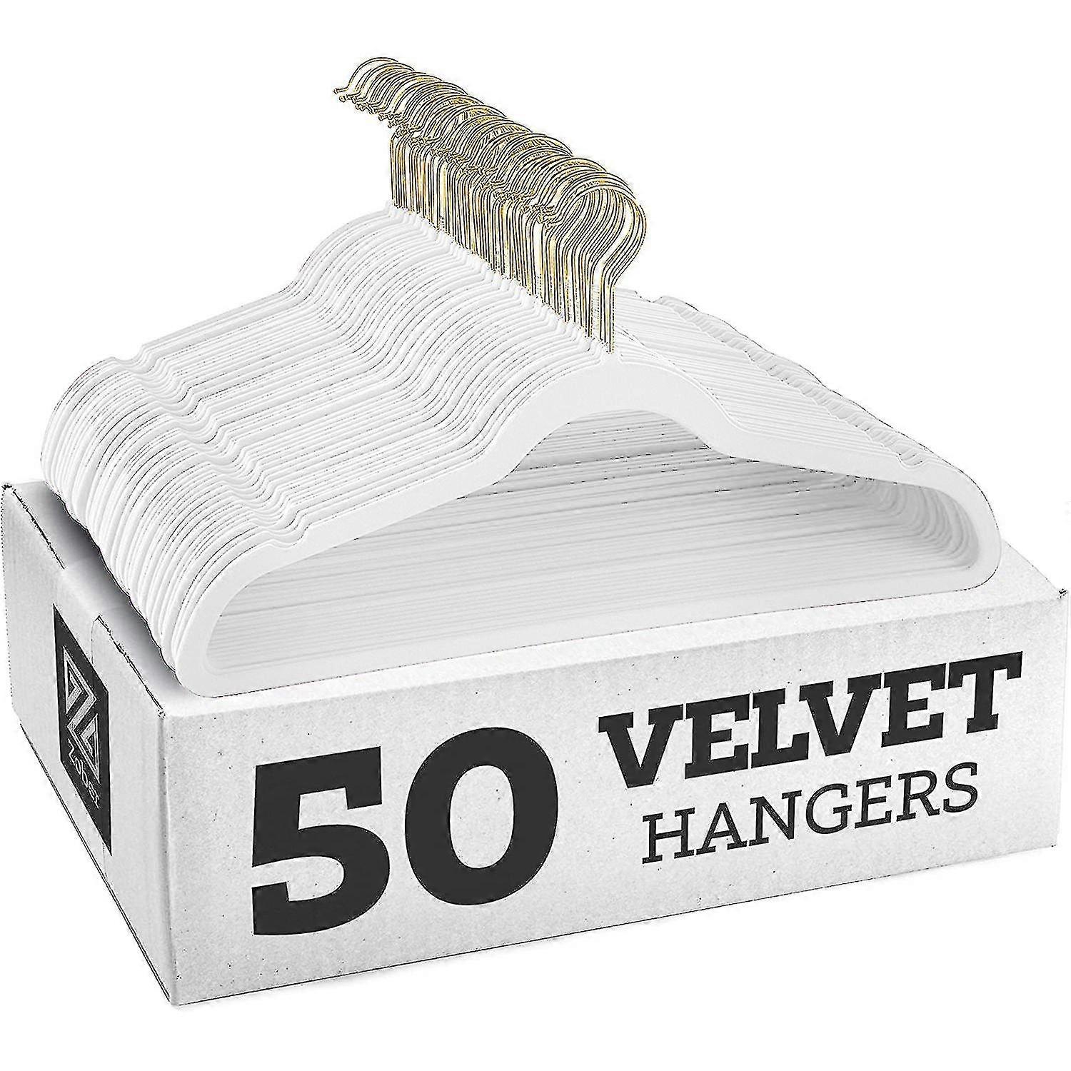 Anti-Rutsch-Samtbügel - Kleiderbügel (20er-Pack)