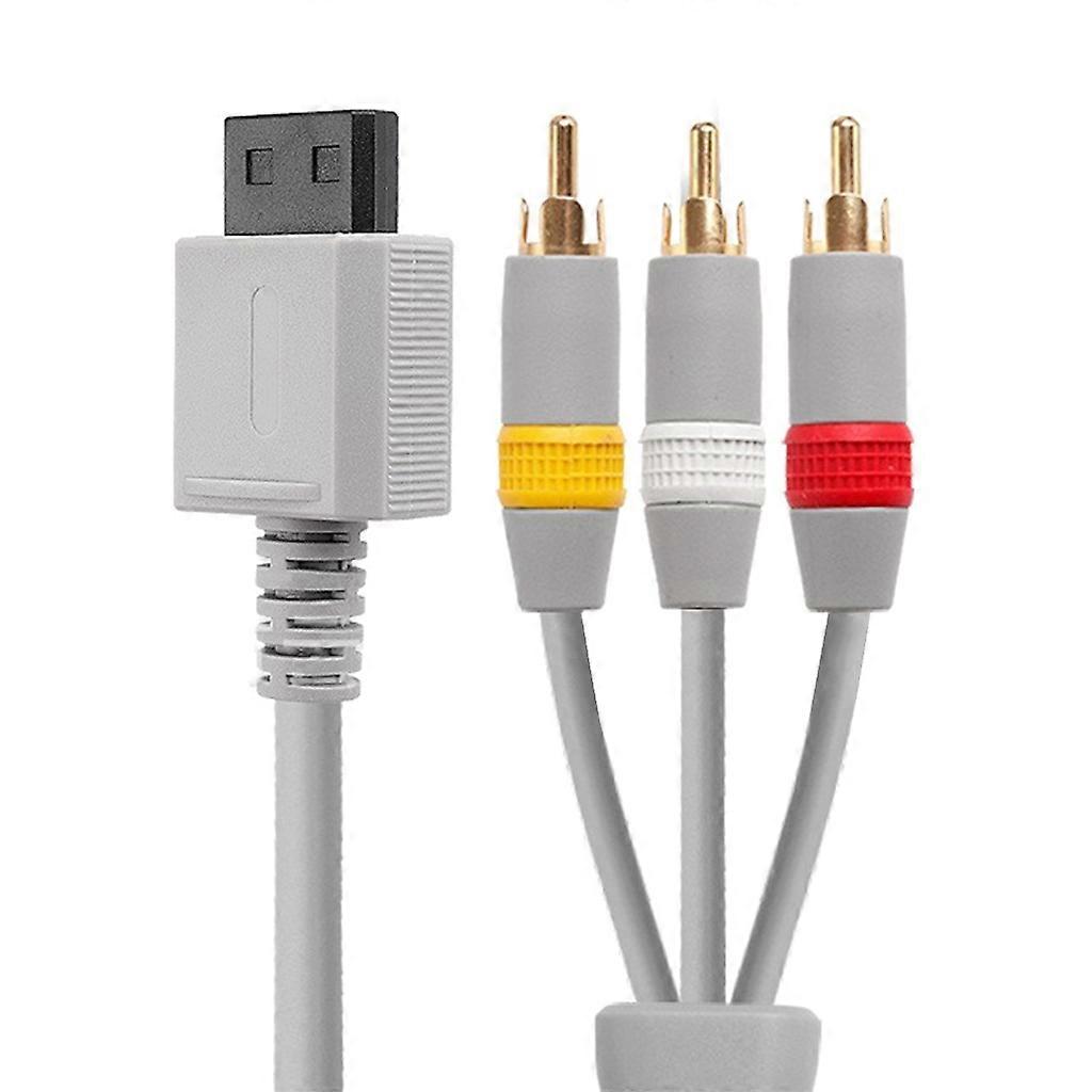 Audio Video Composite Cable Cord 1.8m Game Console Component Wire Line for Wii/for Wii U AV HDTV Connector Cable