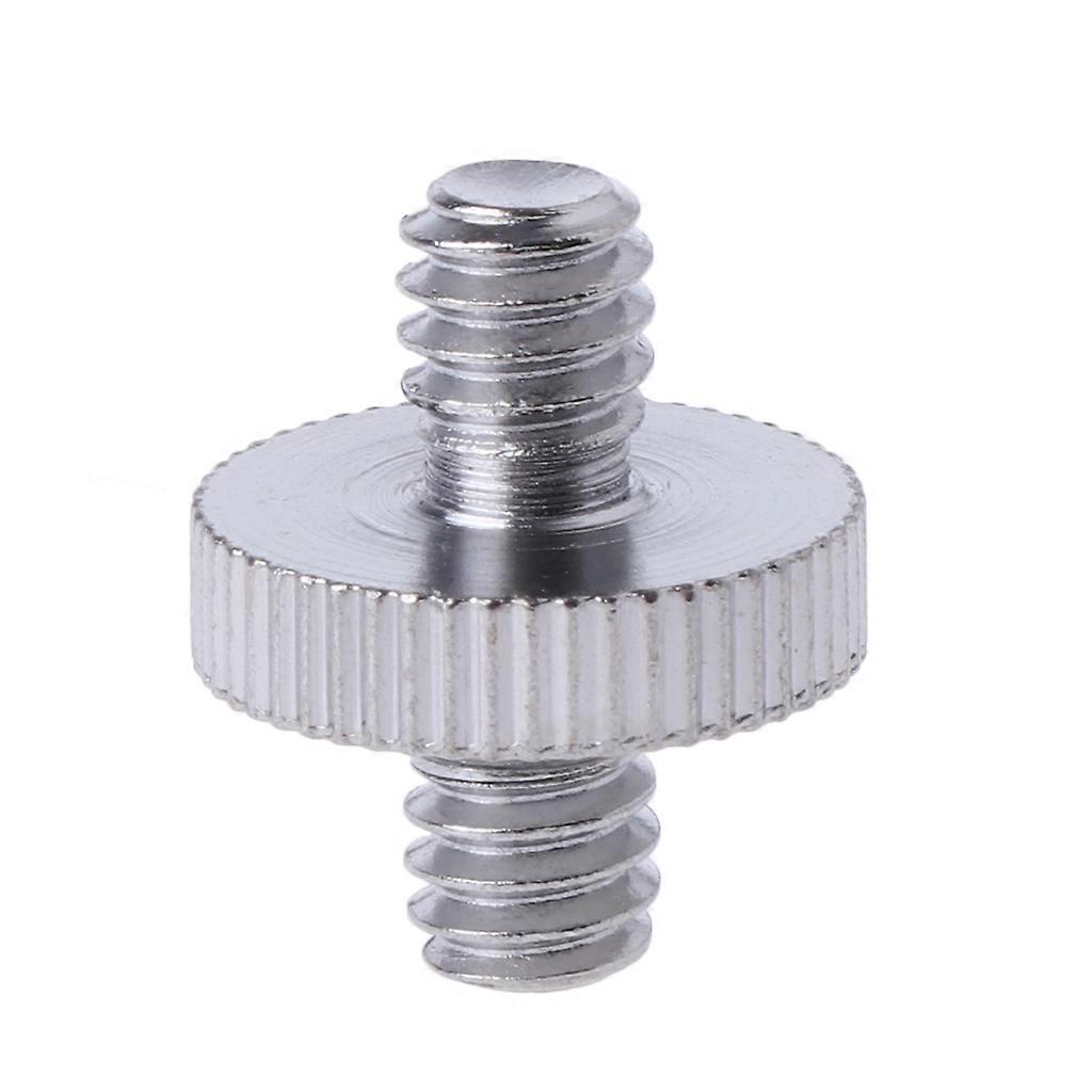 Double-headed 1/ 4" Male Screw Thread Convert Adapter For Camera Tripod Ballhead