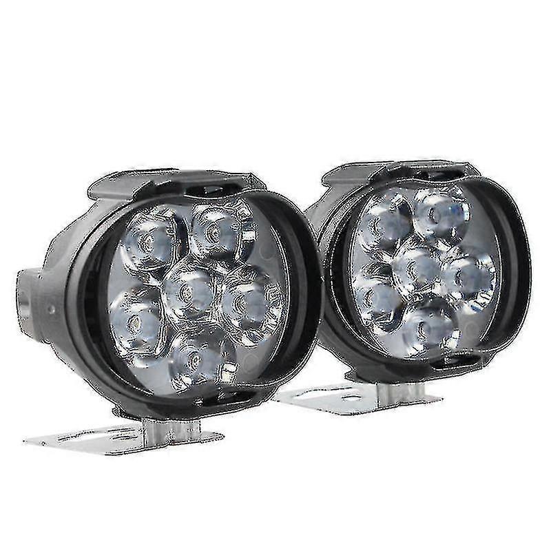2 stuks externe led motorfiets spotlight auto hulp koplamp mistlamp universeel
