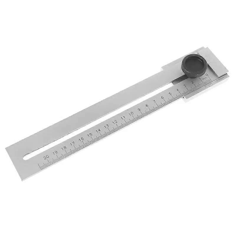 200mm parallel marker string ruler - Carbon steel - Chrome surface