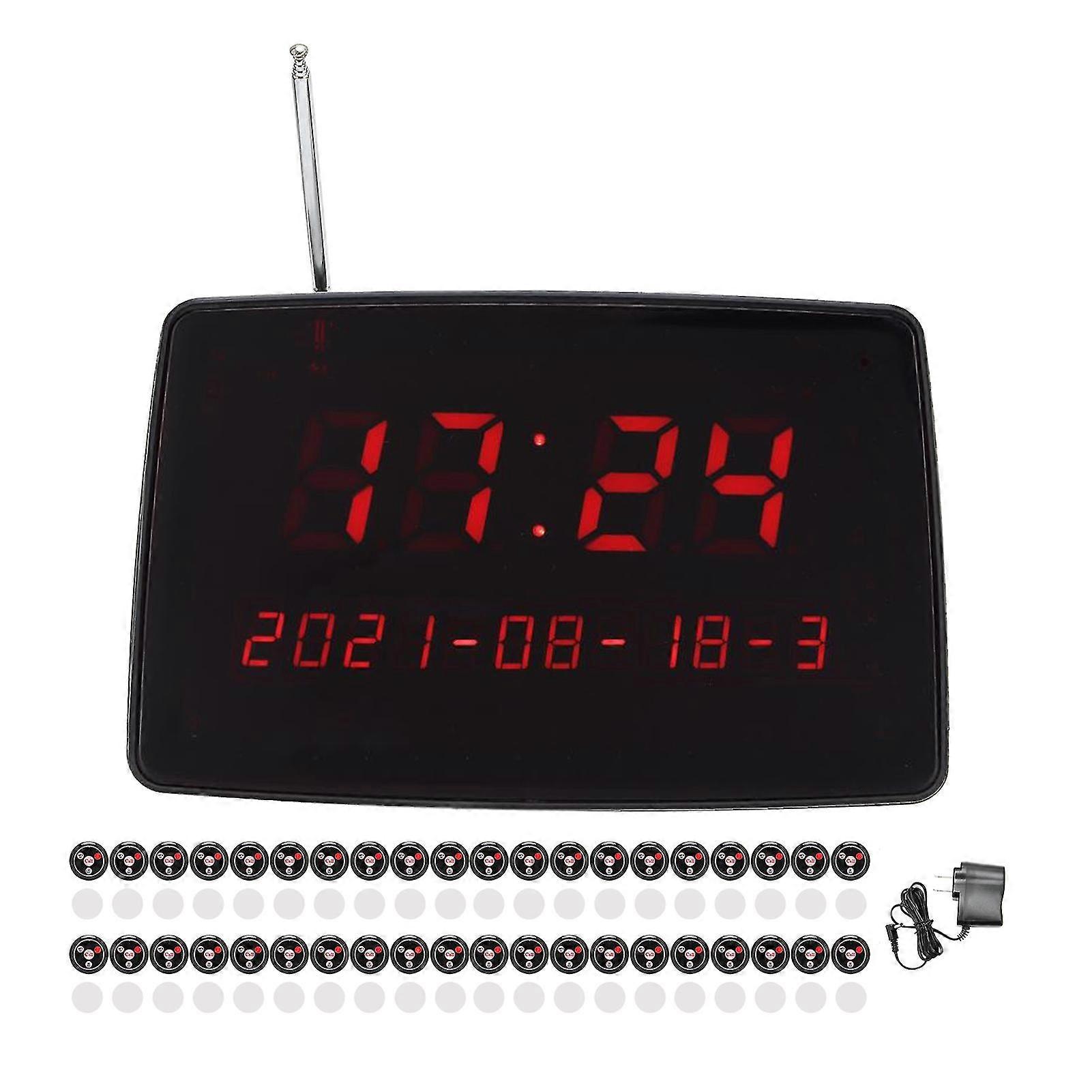 Wireless Restaurant Pager System - 400 Pagers, Waterproof, Adjustable Volume, RF Wireless Technology, US Plug