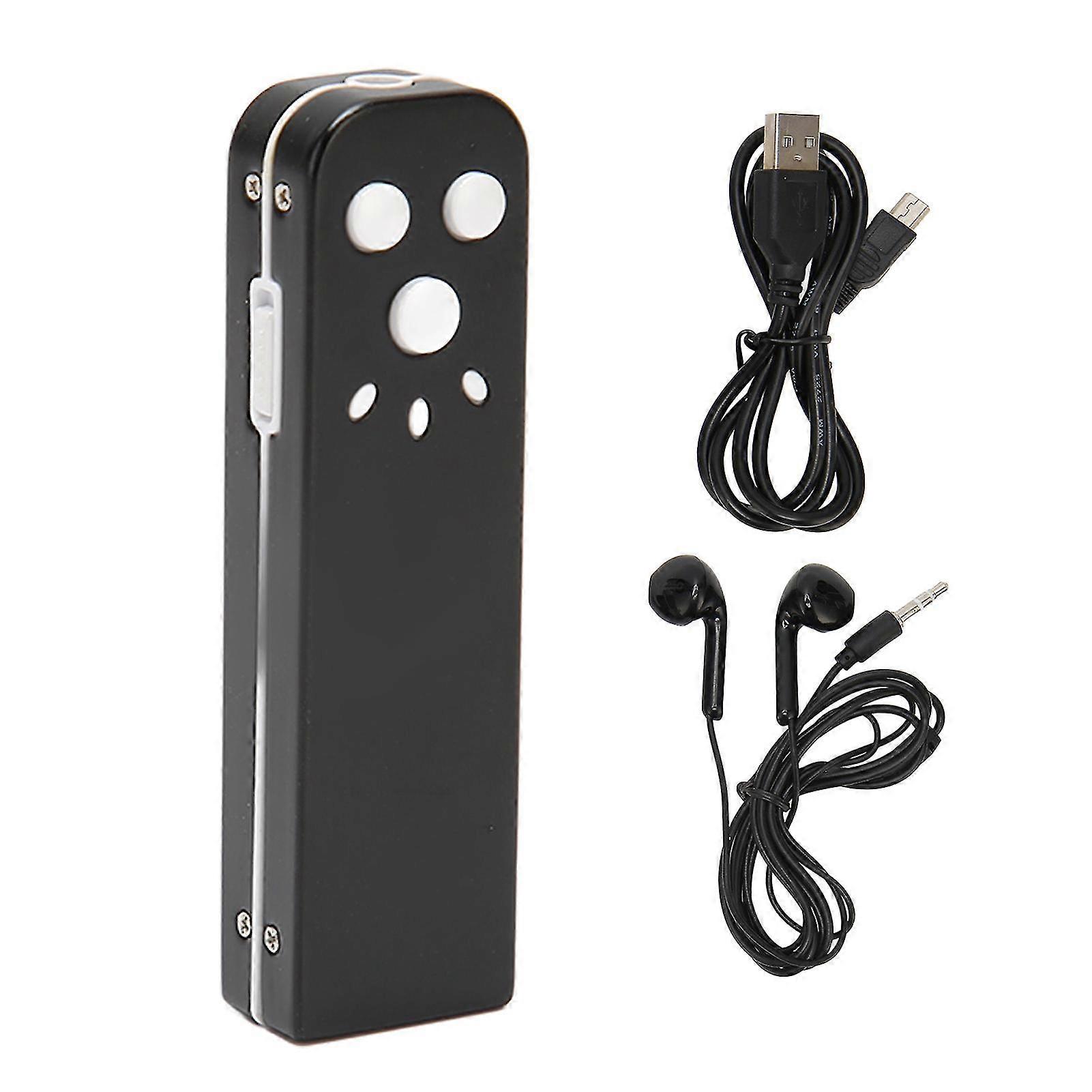 Mini Voice Activated Recorder 16GB - HD Noise Reduction, MP3 Playback - Ideal for Meetings, Classes, Interviews