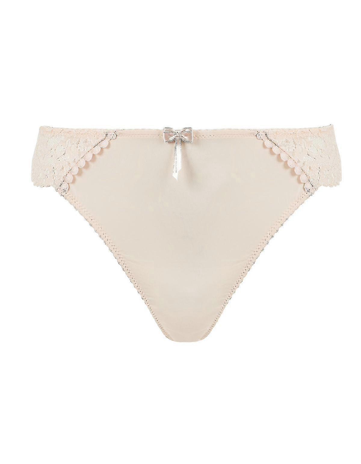 67132-181-113 Women'S Pink Solid Colour Lace Knickers Panty Brief