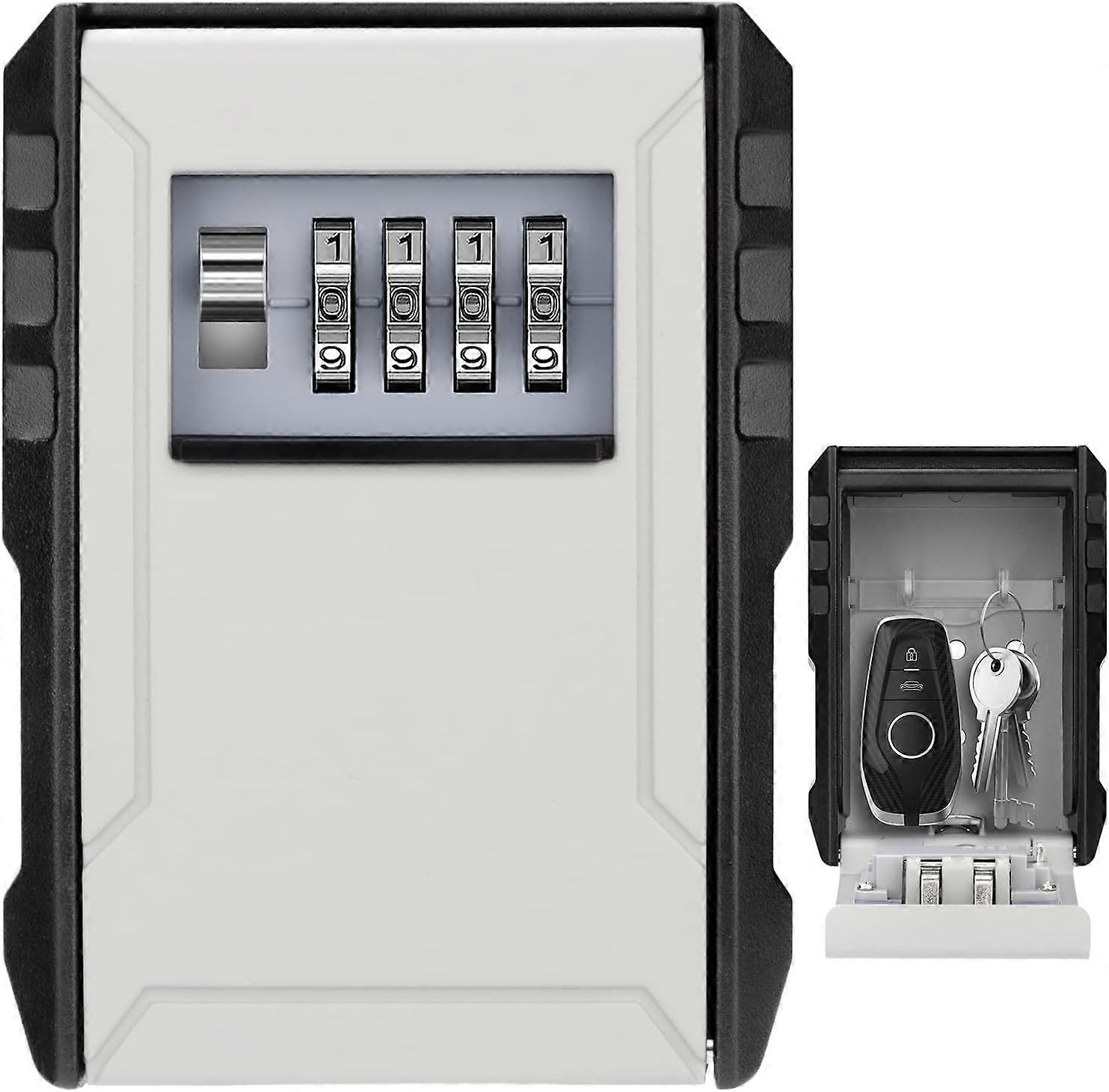 Waterproof Outdoor Secure Key Box Key Box Wall Mounted Key Box Large Key Box for Keys, Cards Home Schools Offices Garages
