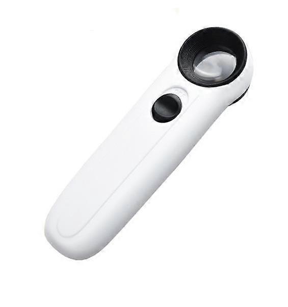 Magnifier ,HD 40x Magnifier with Light Lightweight Crafts Collections Reading Aid for Stamps Coin