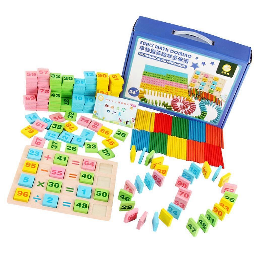 100xCounting Stick 200Pcs Number Cards &Box for Children Calculation