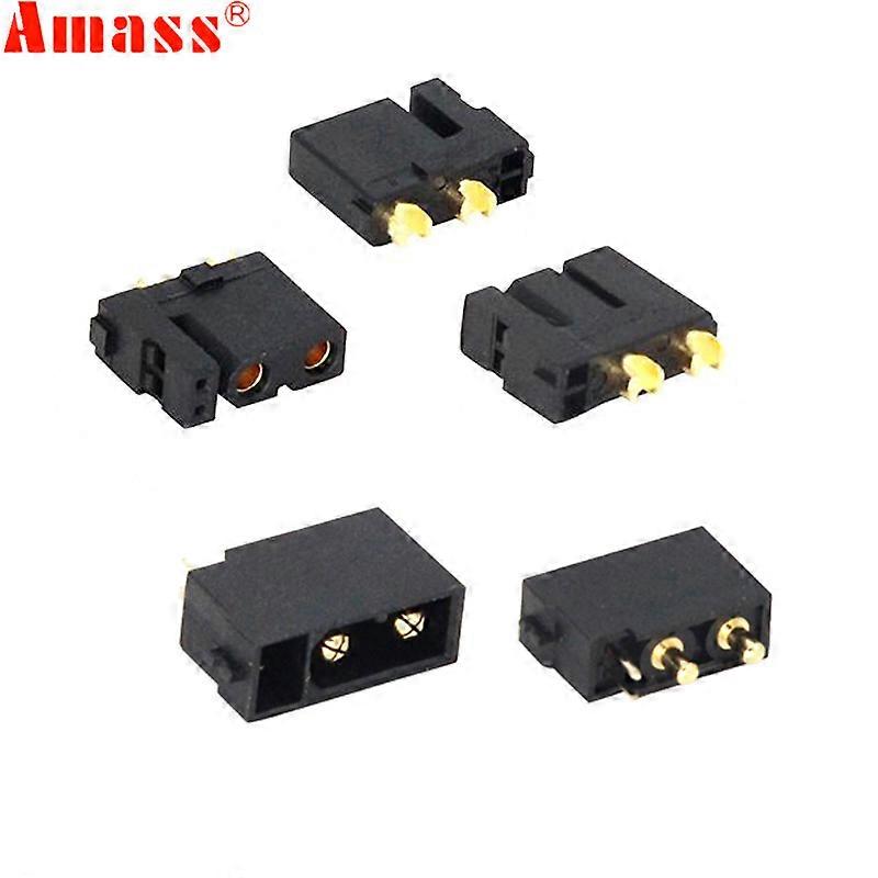 5/10/20 Pares Amass XT30 (2+2) Fêmea XT30PB (2+2) Macho Plugue banhado a ouro com pino de sinal XT30U Aapter para RC Drone Modelo de Aeronave