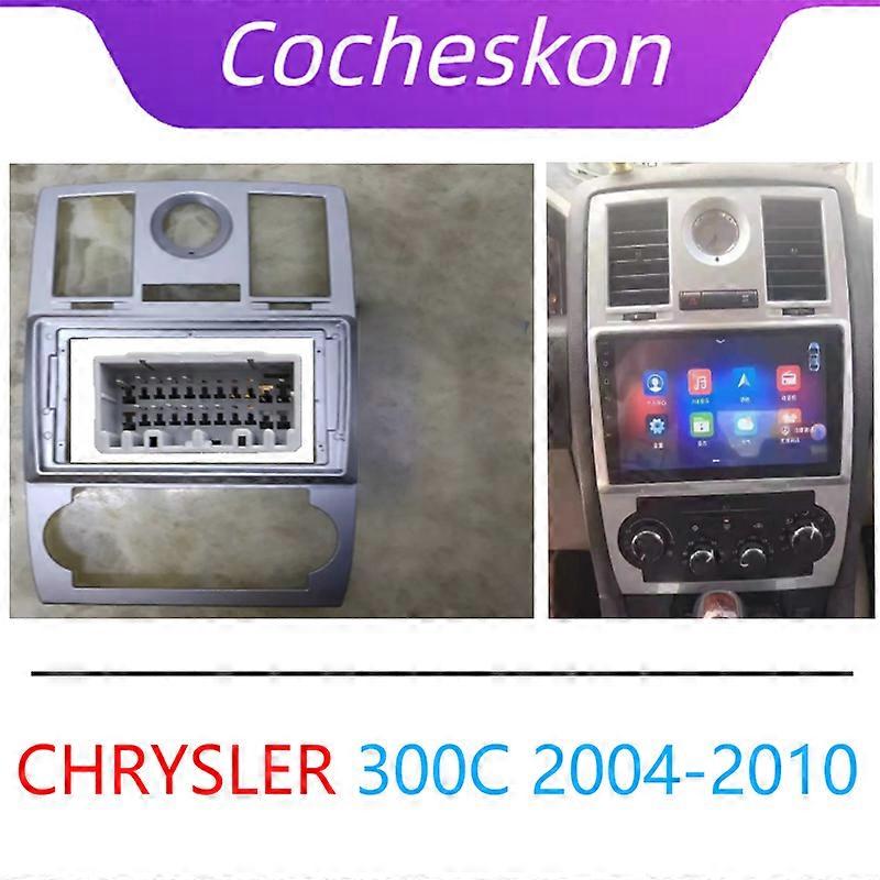 Cocheskon 9 Inch for Car Audio Frame Fascia Android Radio Dashboard Kit Face Plate Panel For Chrysler 300C Aspen