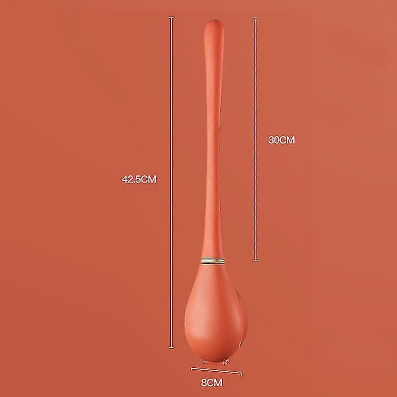 Szilikon WC kefe és tartó készlet falra szerelhető WC-csésze tisztító kefe