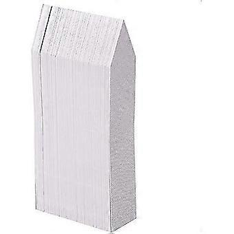 100pcs Plastic Plant Tag, 10x2cm White Plastic Garden Tag