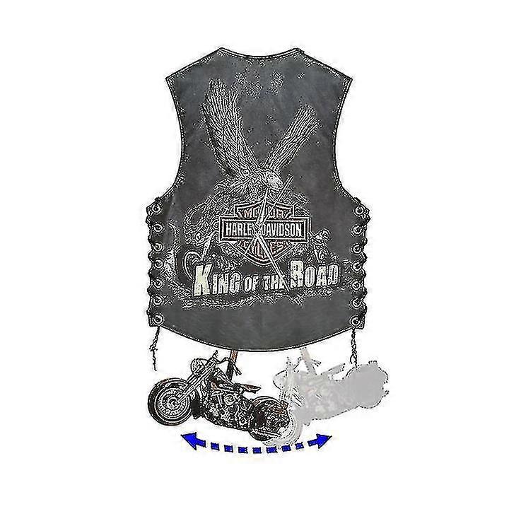 Motorcycle Wooden Wall Clock, Harley Pendulum Swing Clock, Cafe Home Decor