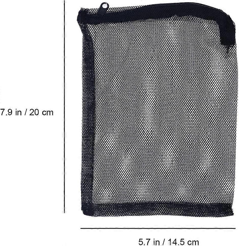 10pcs Aquarium Filter Bag, Nylon Net Bag with Drawstring, Fish Tank Net Bag Socks for Aquarium and Pool and Garden, 1