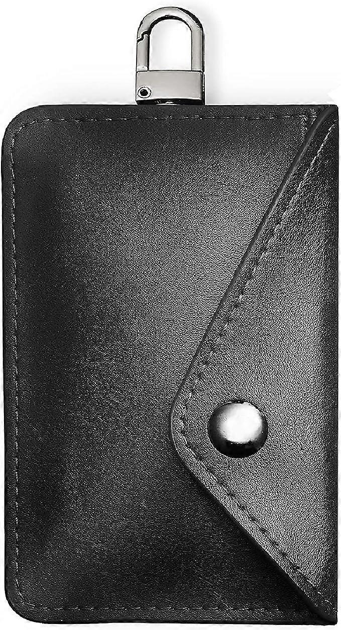 Faraday car key bag (black) - Signal shielding bag - Anti theft key box - Three layer structure key bag - RFID key box, suitable for women and men
