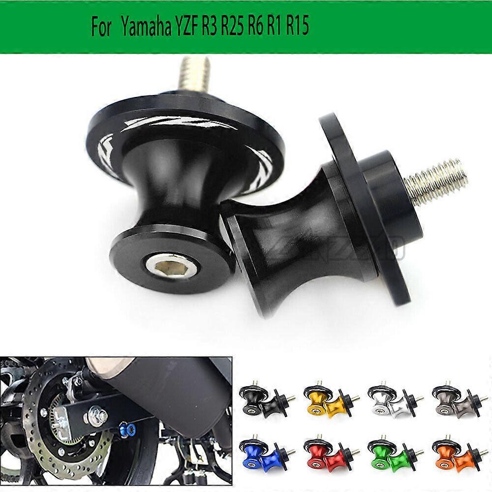 M6 CNC Motorcycle Swingarm Spools Stand Screws For Yamaha YZF R3 R25 R6 R1 R15