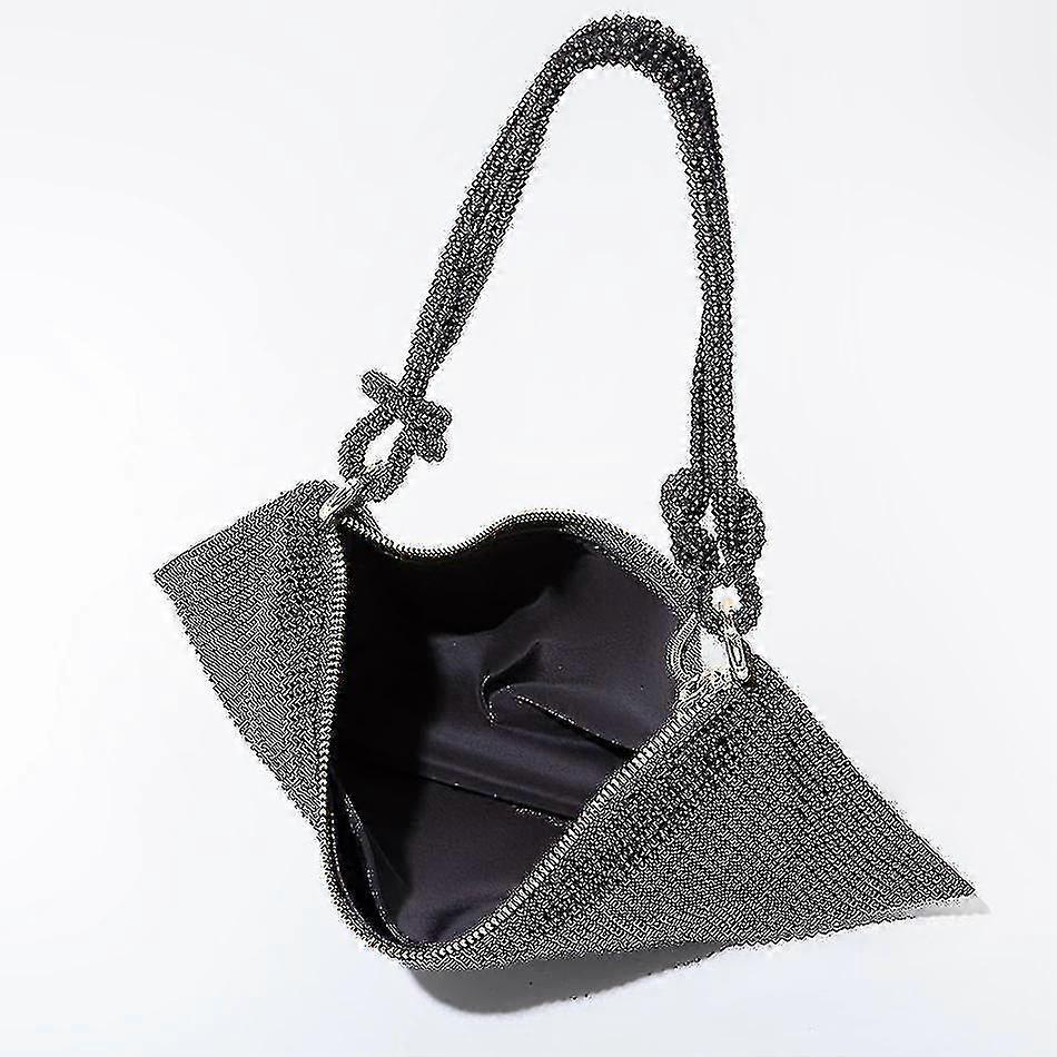 Dames Knot Strass Avond Clutch Bag