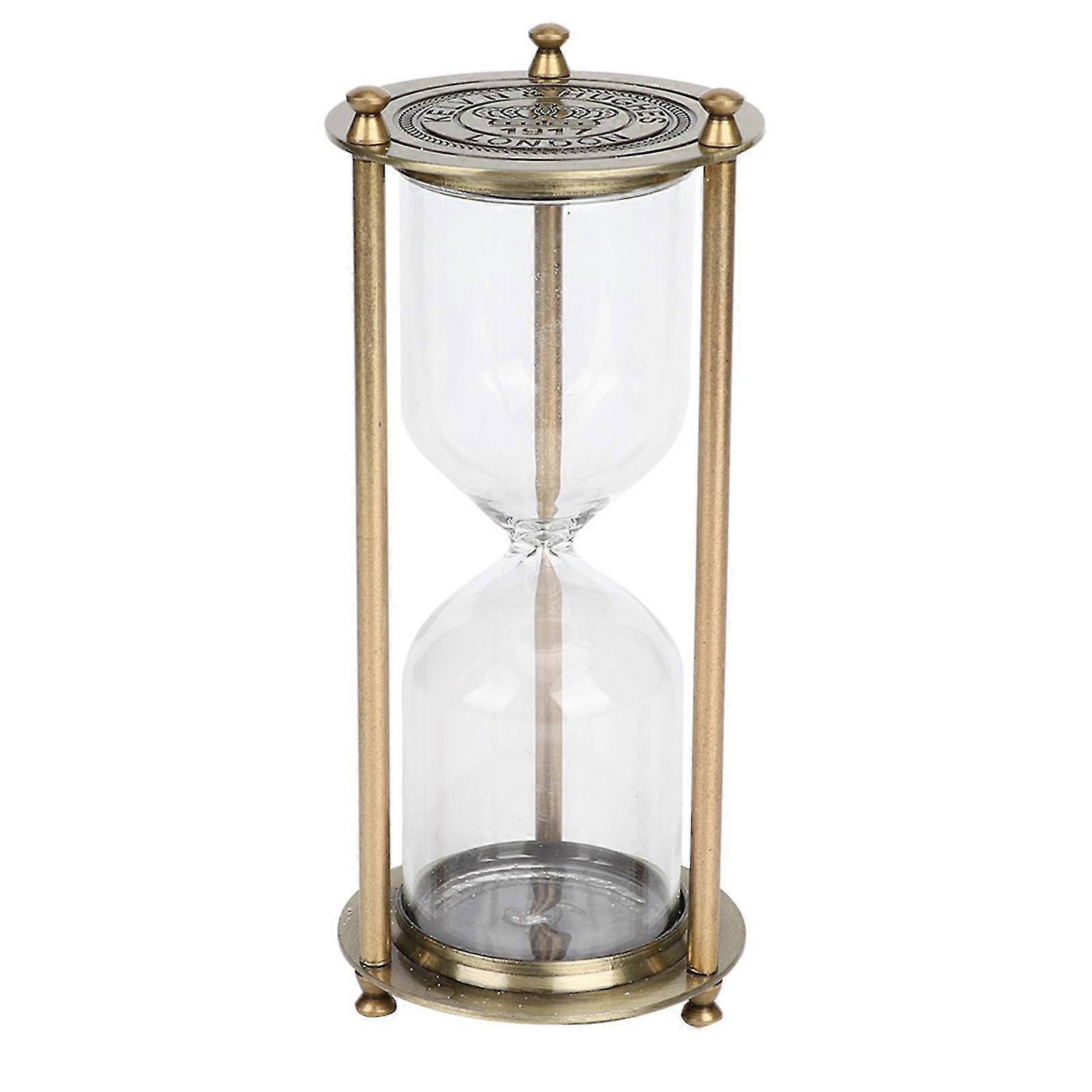Glass Sand Clock - Decorative Hourglass Timer for Home & Gift - Small Size