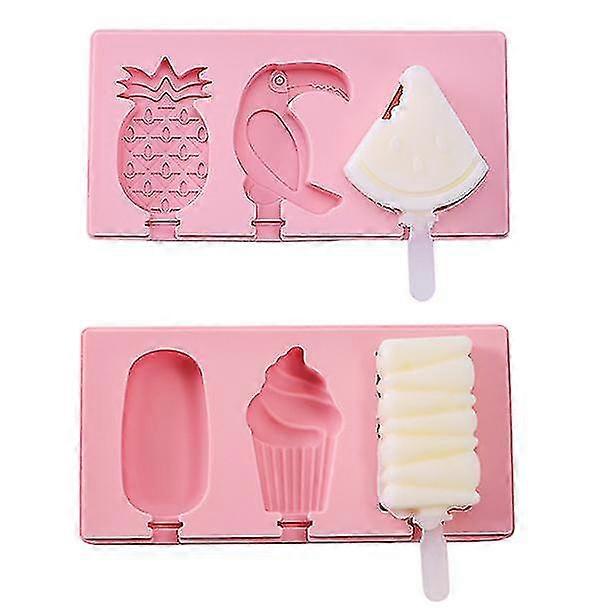 Silicone Popsicle Molds Reusable 2pcs