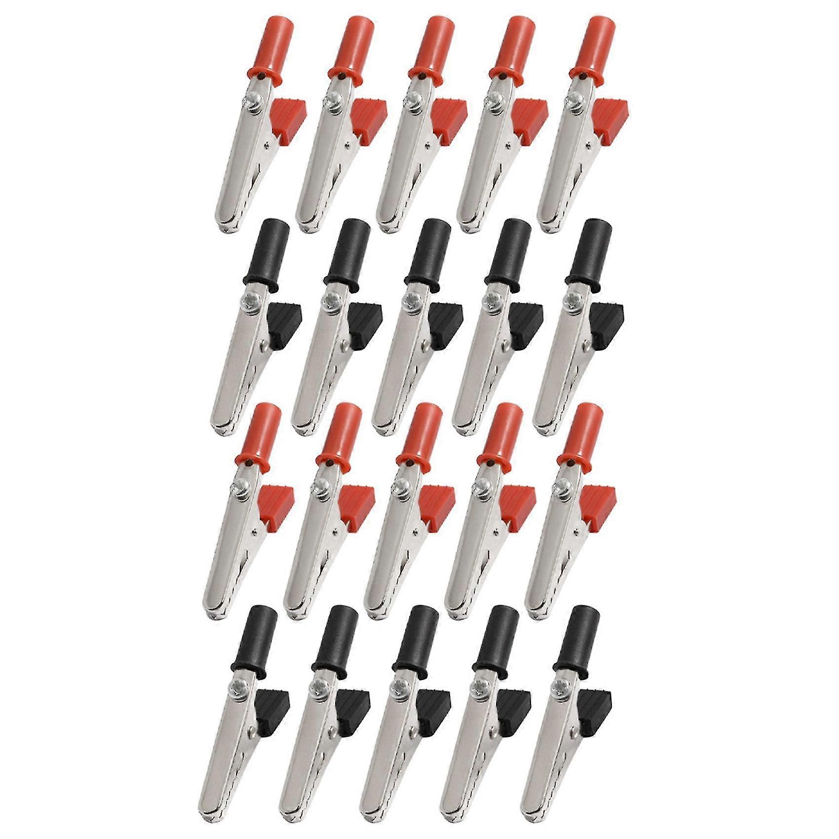 20x 5a Handle Electrical Alligator Clips