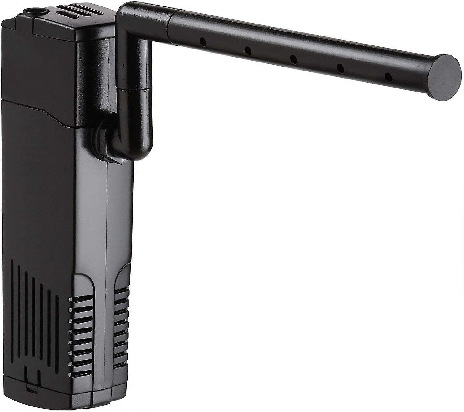 Akvariums internfilter, multifunktionellt dränkbart kraftfilter med svampfilter