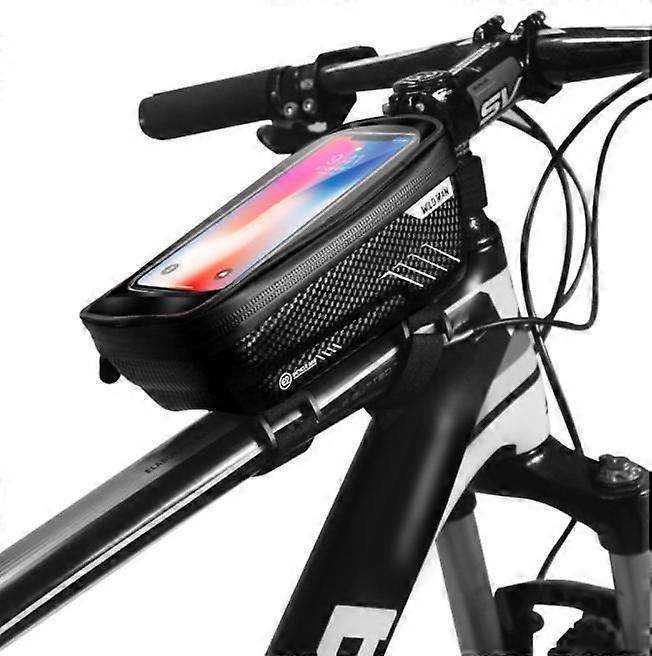 Bike Phone Front Frame Bag Waterproof Hard Shell Bike Phone Pouch