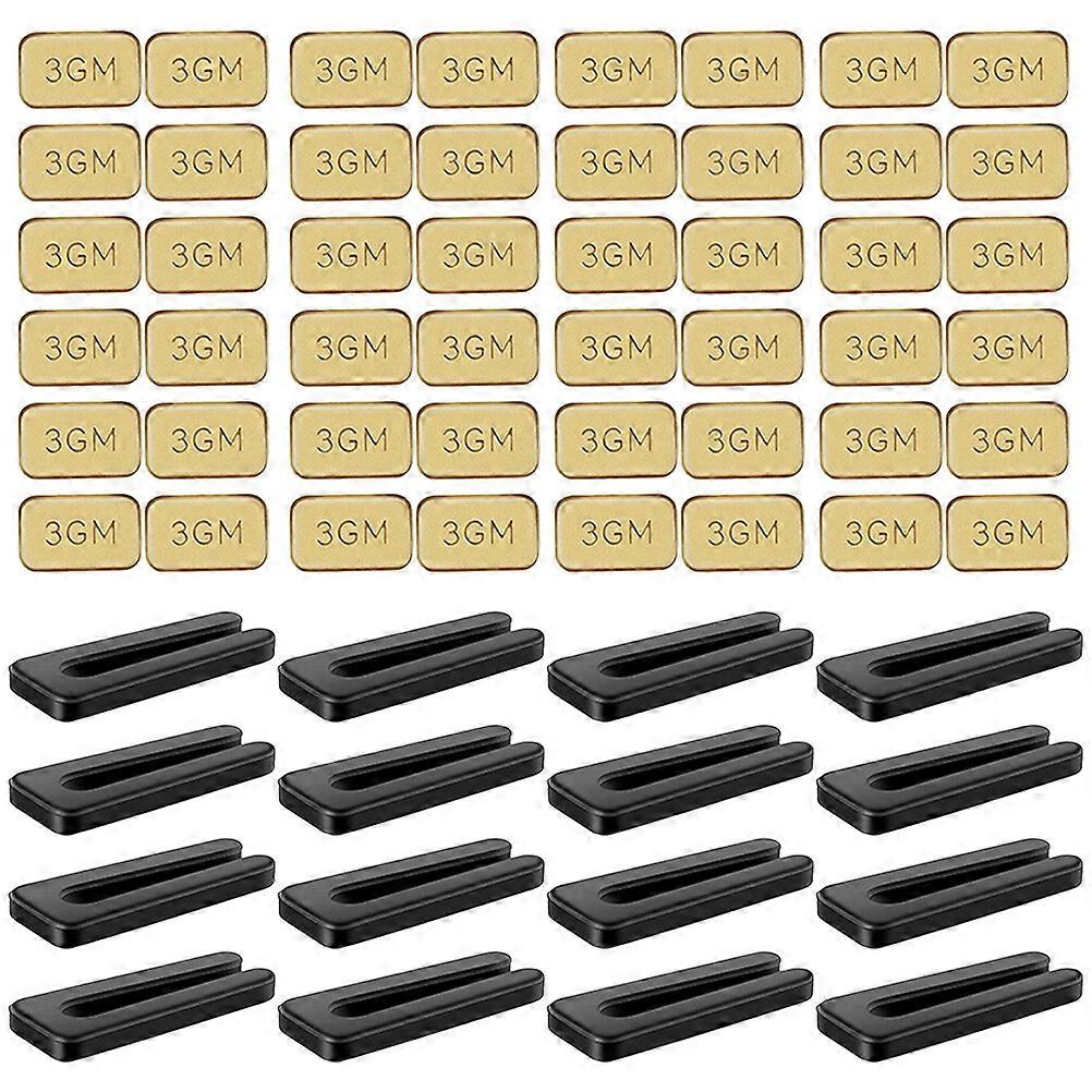 1 Set of Fan Weight Balancing Kit Fan Balancing Clips Weight Set Fan Balancing Clamps Fan Weights Set
