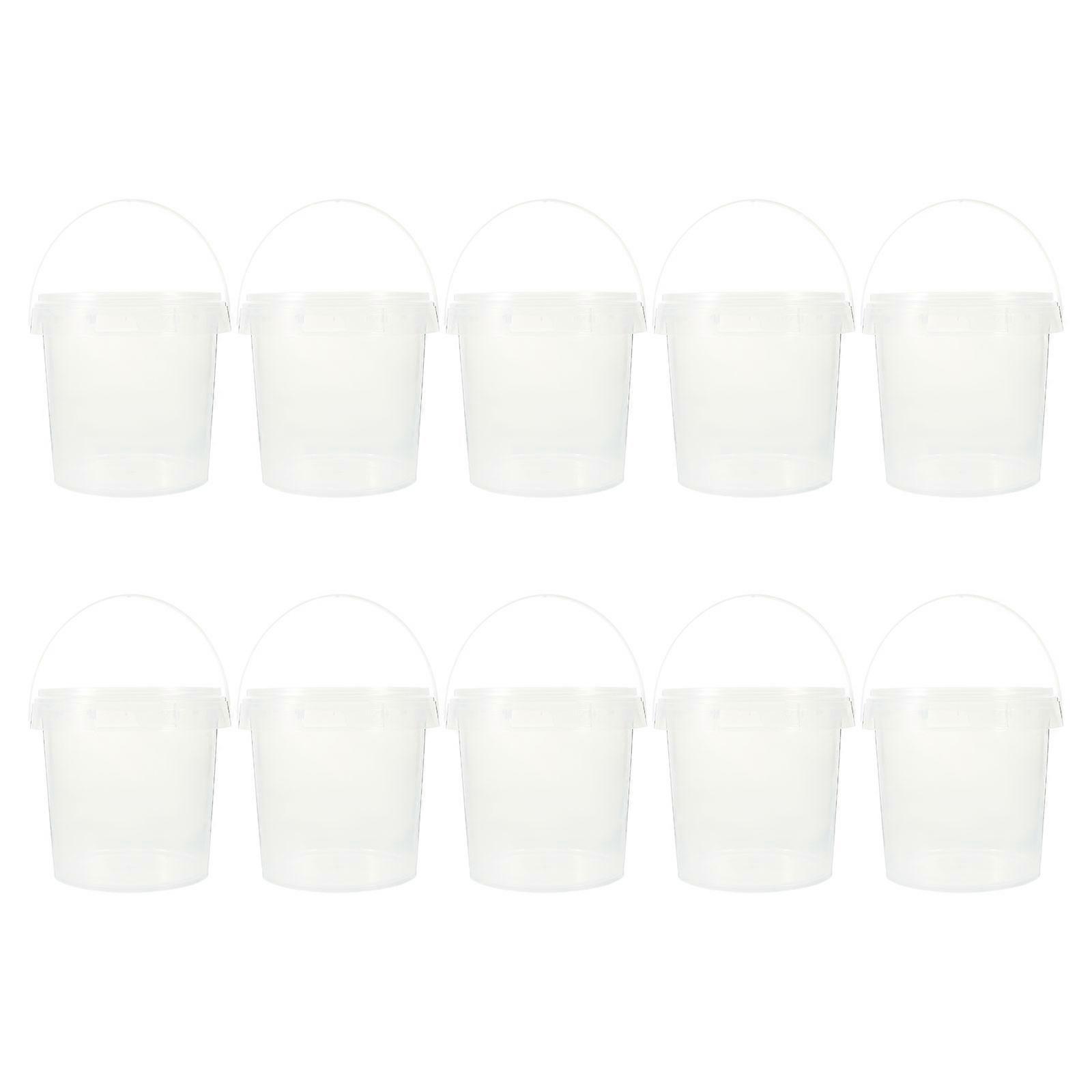 10Pcs Dustproof Moisture-proof Storage Bucket Food Storage Bucket for Home
