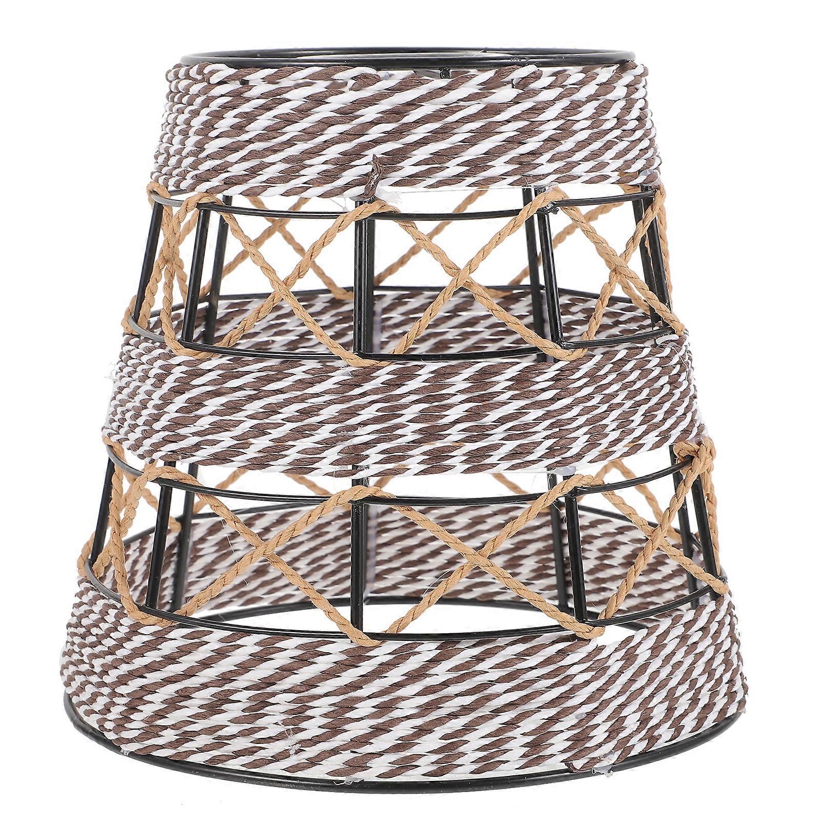 Handwoven Pendant Lamp Shade Hanging Lamp Shade Replacement Lamp Shade for Bedroom