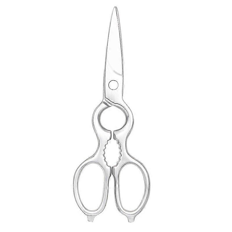 8 Inch Kitchen Forged Shears ,Heavy Duty, Ultra Sharp, Multi-function Stainless Steel Scissors with Bottle Opener and Nut Crac