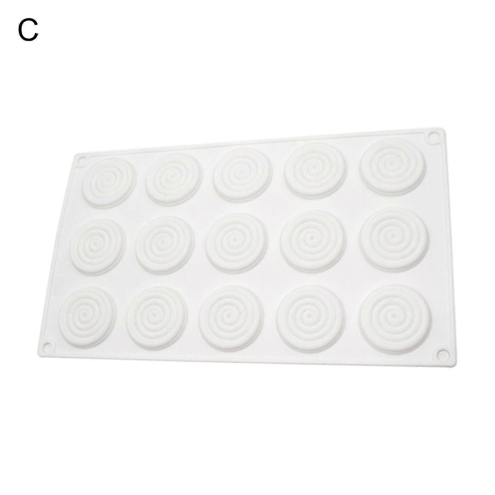 Cake Decoration Mold Screw Thread Pattern Non-stick Silicone Clear Texture Chocolate Mold Kitchen Accessories