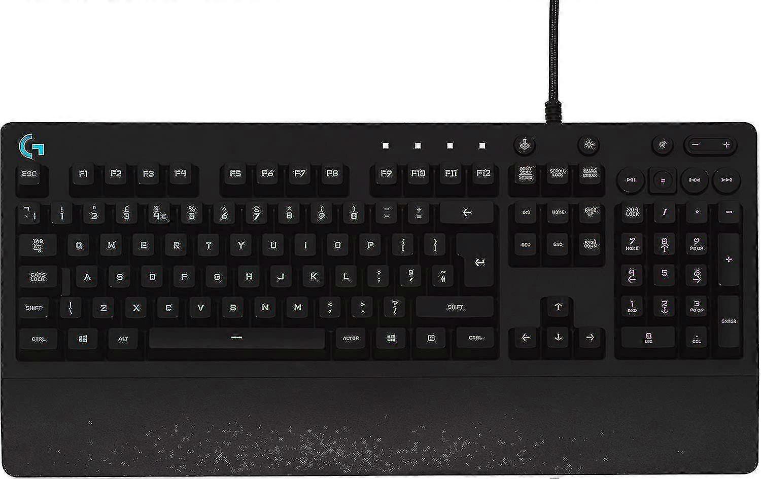 Naiwang Logitech G213 Prodigy Gaming Keyboard, Lightsync Rgb Backlit Buttons, Splash-proof, Customizable Buttons(black)