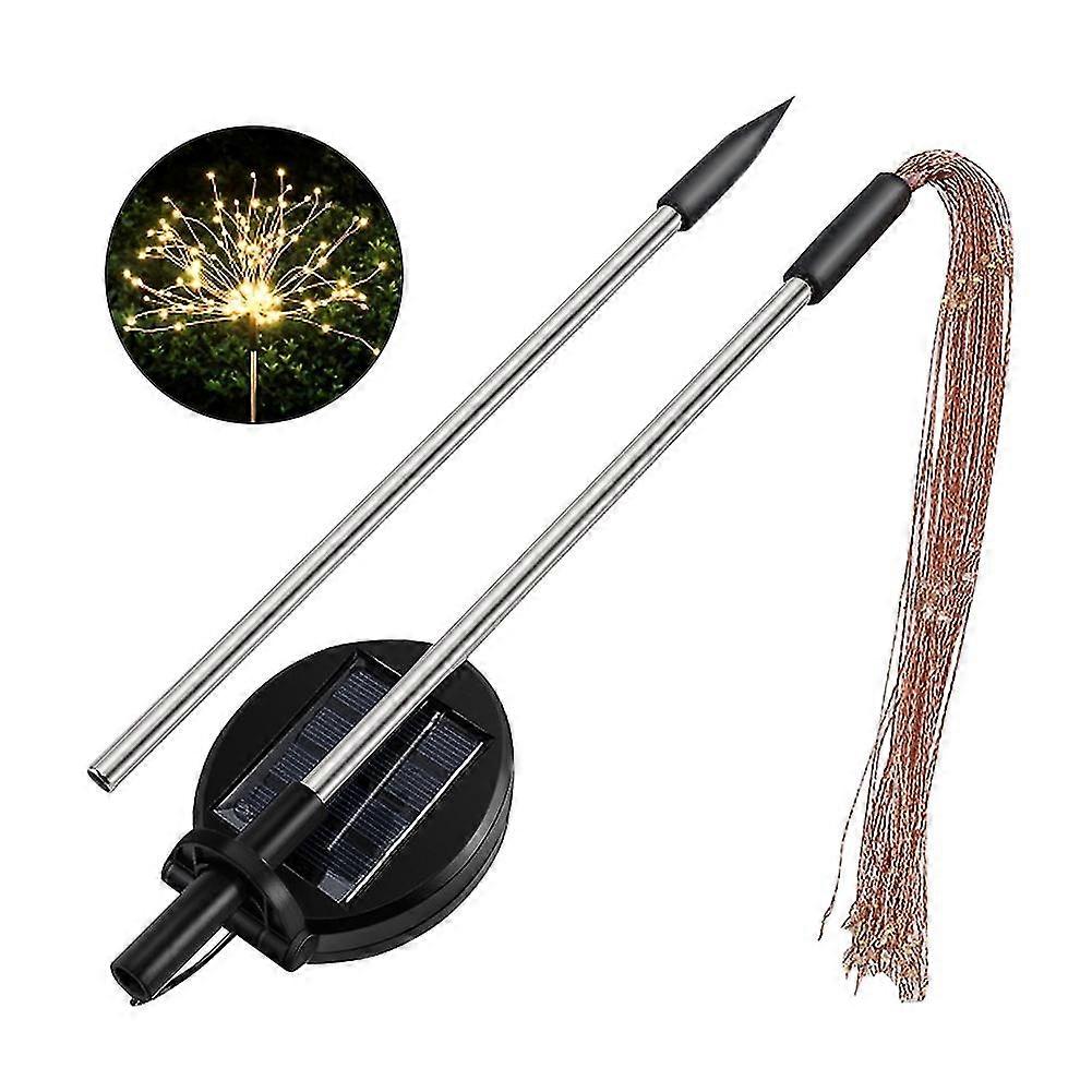 Solar Garden Light Lawn Light Firework Light Solar Powered String Light Waterproof 2 Lighting Modes