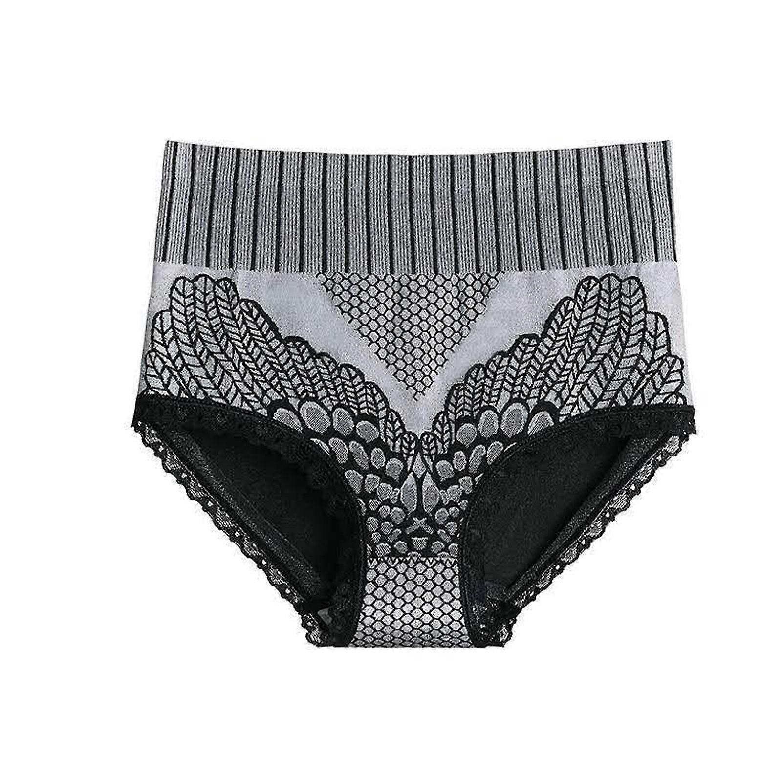NeoGraphene Fiber Compression Briefs, High Waist with Lace Trim