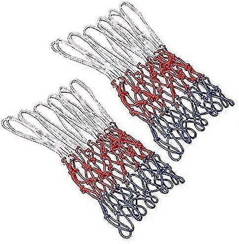 2 stykker profesjonelt basketballnett, basketball erstatning netto, netto for basketball hoop, basketbal