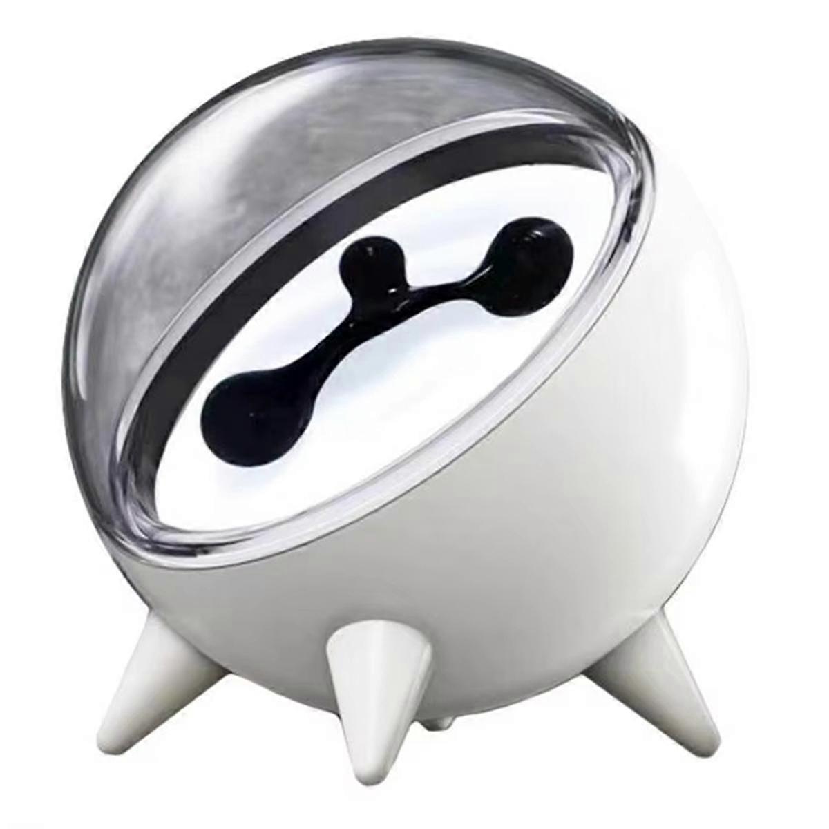 Ferrofluid Sound Visualizer, Rechargeable Music Rhythm Speaker with Magnetic Pickup,Home Decoration Holiday Gift White