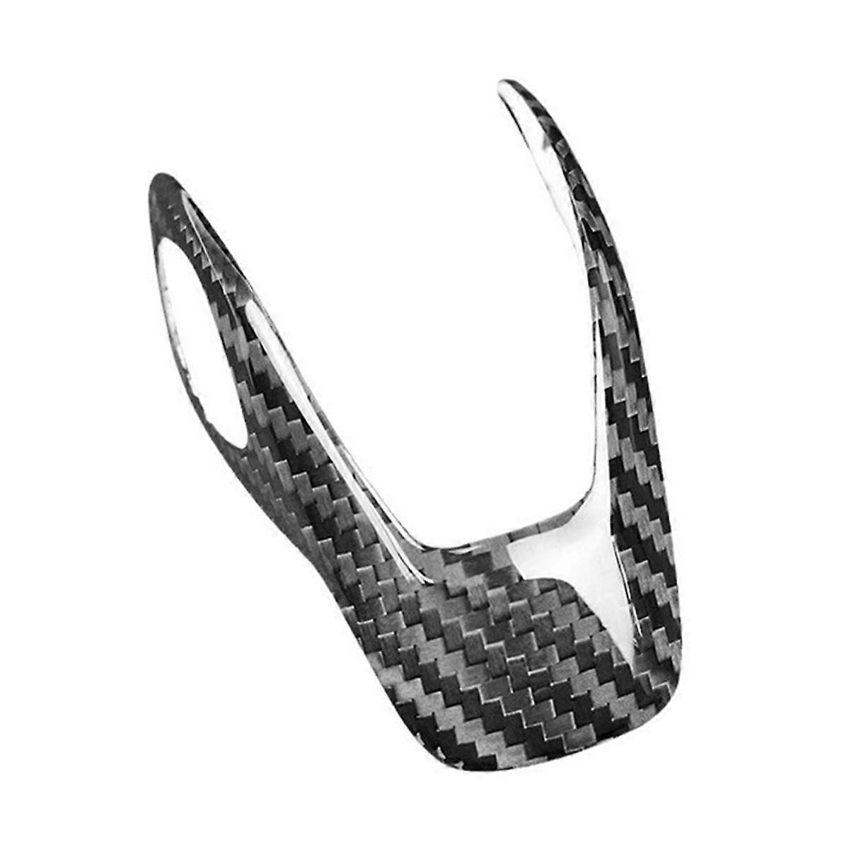 Carbon Fiber Car Gear Shifter Knob Cover Trim for Focus Fiesta 2012-2018 LHD