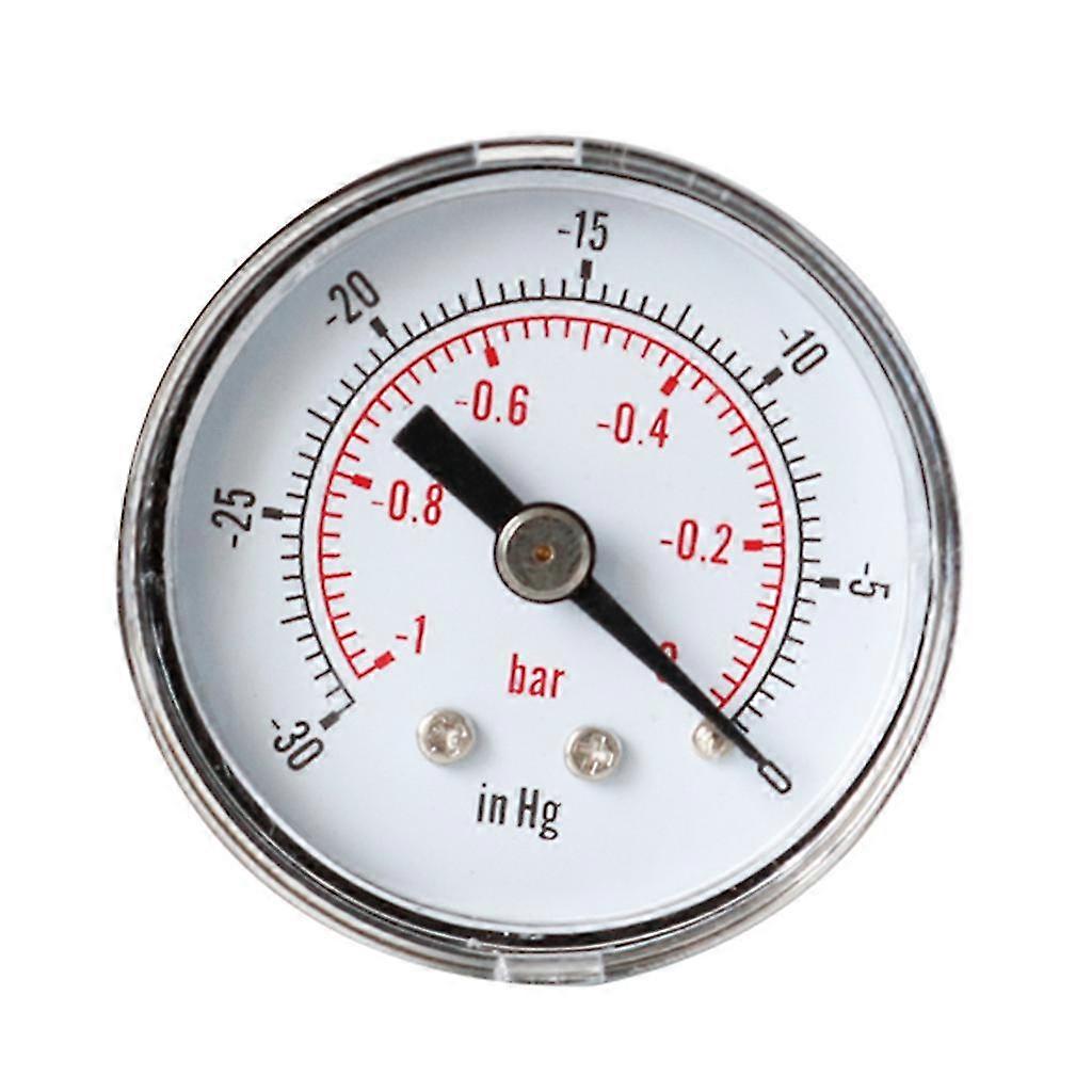 Dial Type Vacuüm manometer Back Mount Aansluiting 1/8 Bspt Vacuümmeter