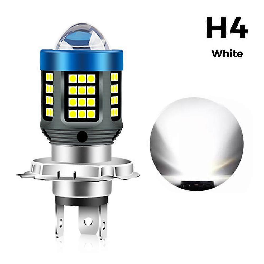 LED-moottoripyörän ajovalot H4 BA20D P15D valkoinen/keltainen erittäin kirkas