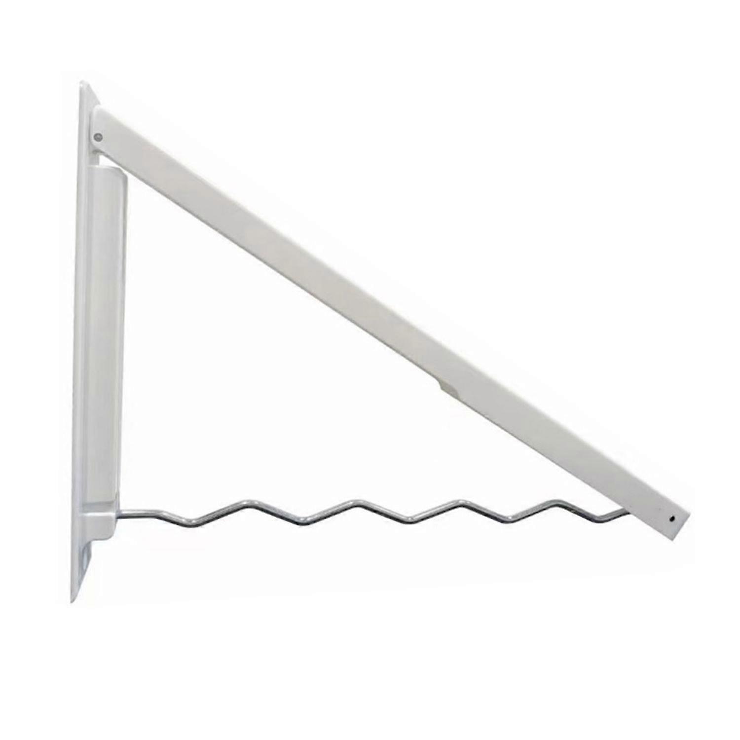 Folding Clothes Drying Rack Wall Mount Laundry Drying Hanger Wavy Design Space-Saving Easy