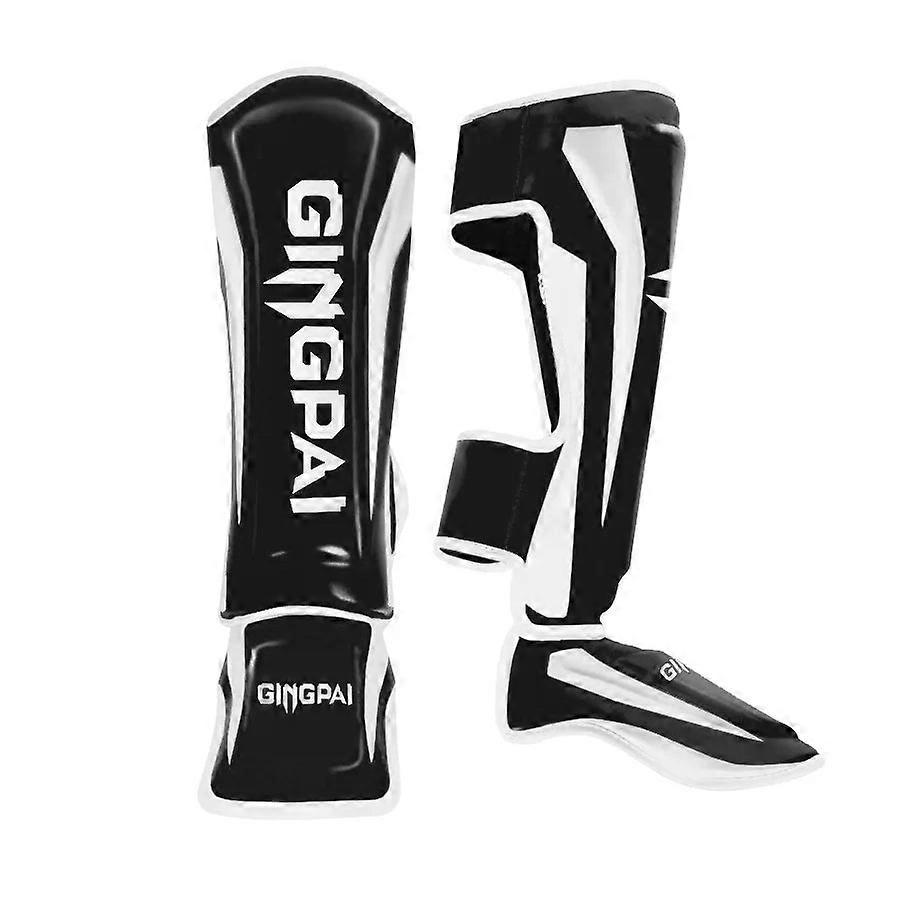 Nneoba Thick Leather Boxing Shin Guards Awo59719