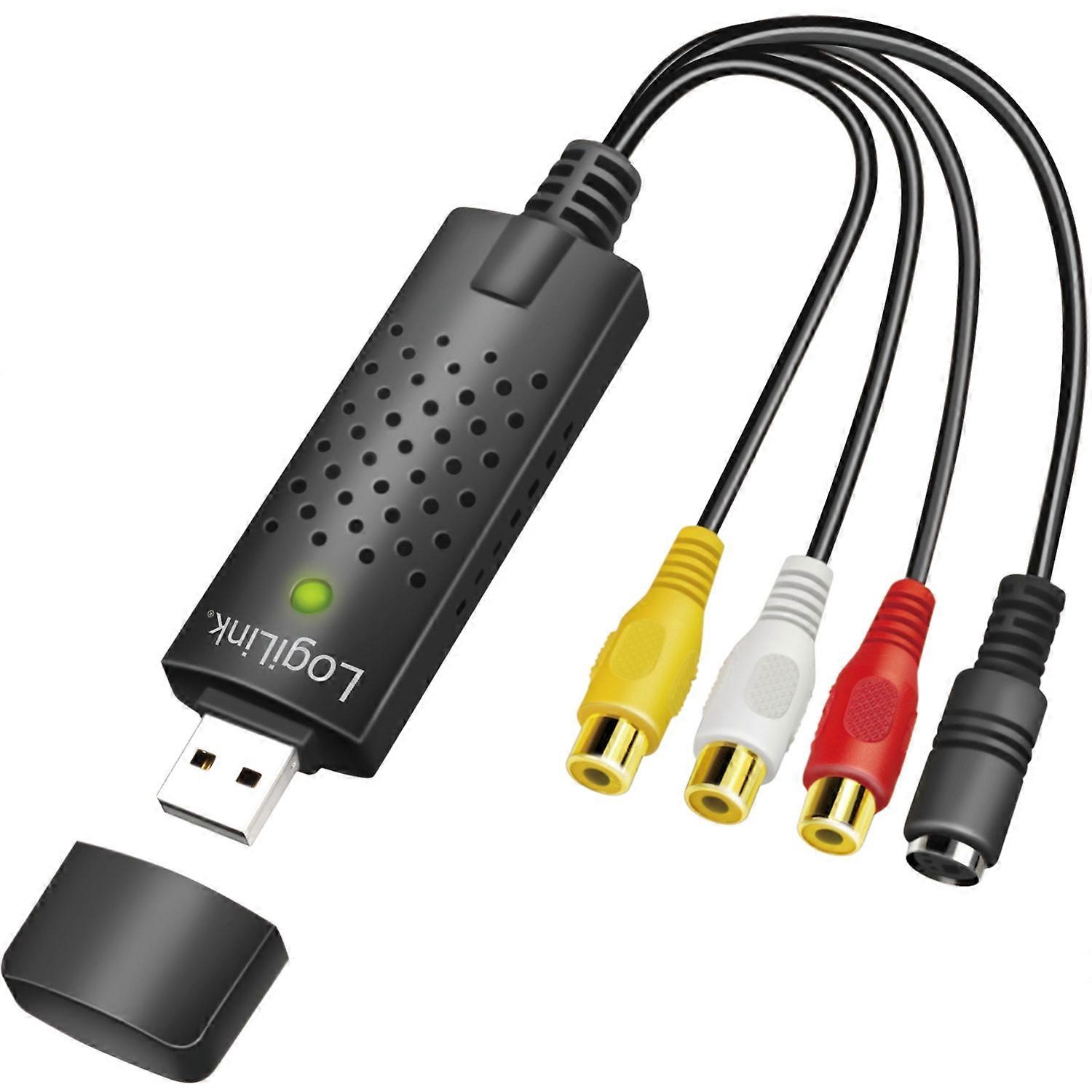 USB 2.0 Audio/Video Grabber RCA + SVHS