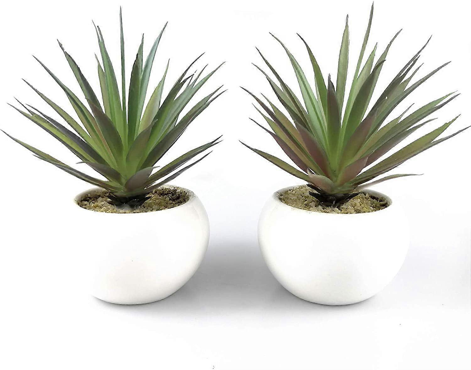 Simulated succulent pot plant