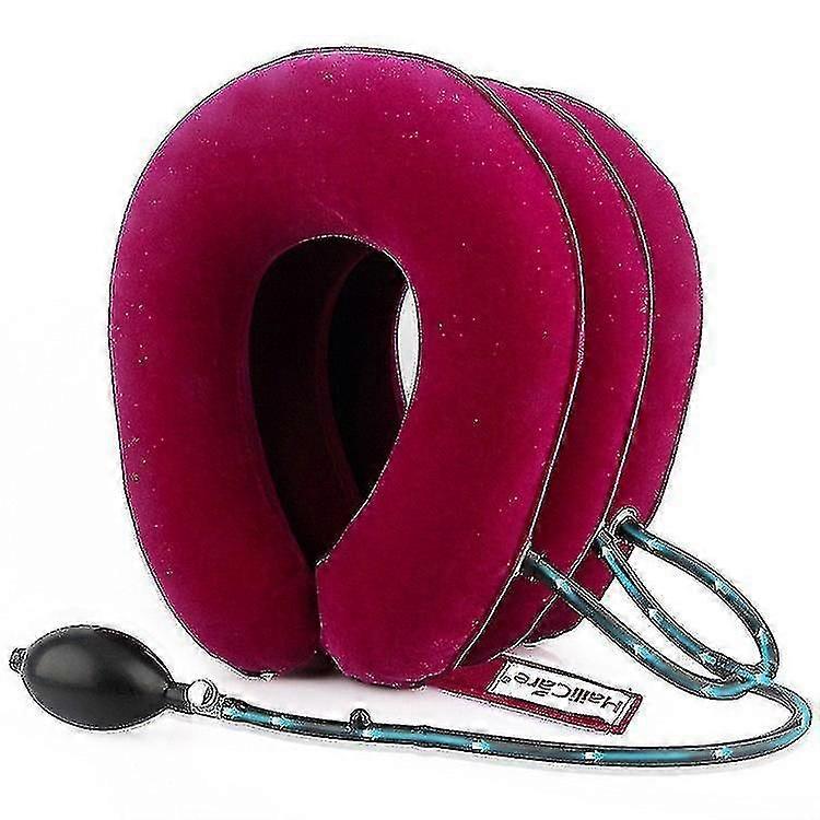 Cervical Traction Device And Adjustable Inflatable Neck Expander For Neck Support, Neck Traction And Cervical