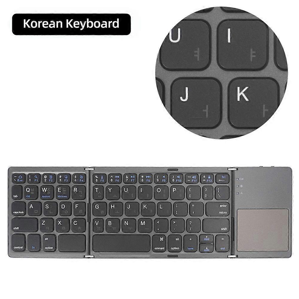 Folding keyboard Touchpad Bluetooth-compatible 3.0 Portable Wireless Keypad for Windows,Android,ios Tablet ipad Phone